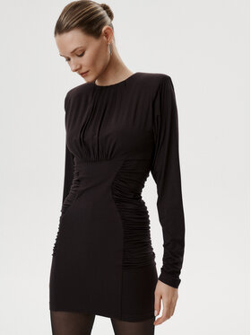 MARI PRETI MARI PRETI Abito da cocktail Voleta Marrone Slim Fit