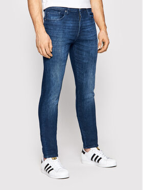 Selected Homme Selected Homme Džínsy Leon 16083063 Tmavomodrá Slim Fit