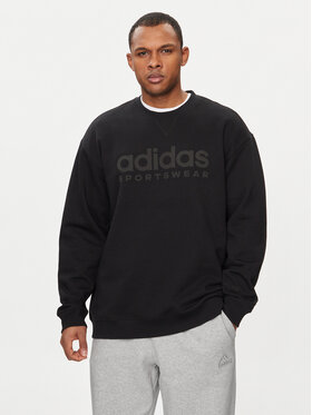 adidas adidas Majica dugih rukava ALL SZN Fleece Graphic IW1190 Crna Regular Fit
