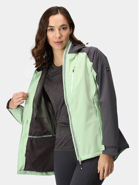 Regatta Vodootporna Jakna Birchdale RWW300 Zelena Regular Fit