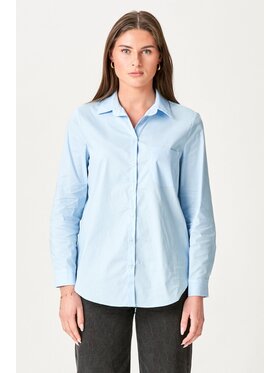 TeeShoppen TeeShoppen Koszula 'Basic Collection' Niebieski Regular Fit