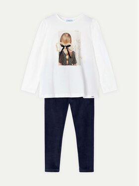 Mayoral Mayoral Набір кофта і легінси 4705 Cиній Slim Fit
