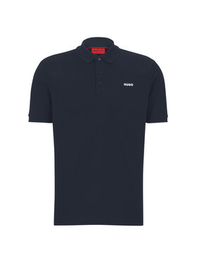 HUGO Hugo Polo 14953 Niebieski Comfort Fit