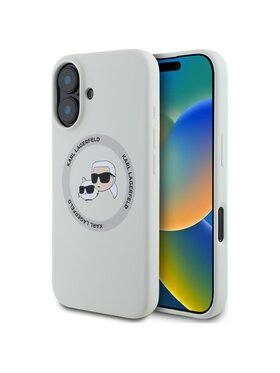 KARL LAGERFELD KARL LAGERFELD Etui na telefon iPhone 16 Beżowy