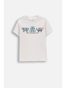 Coccodrillo Coccodrillo T-Shirt WC6143204MBK-001 Biały Regular Fit