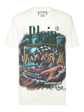 PHILIPP PLEIN PHILIPP PLEIN T-Shirt 22605 Bílá Regular Fit