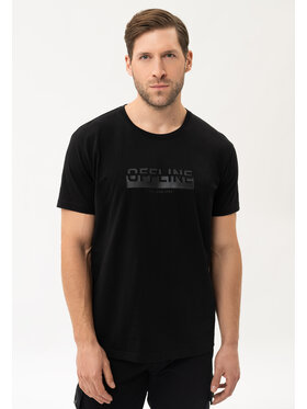 Volcano Volcano T-Shirt T-OFTEN Czarny Regular Fit