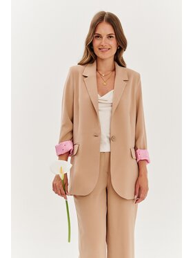 NAOKO NAOKO Sako Vintage Moccha Béžová Regular Fit