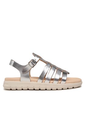 Geox Geox Sandale J Sandal Soleima Gir J35GSB 000CF C1007 S Srebrna