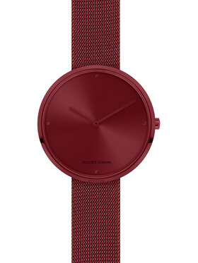 Jacques Lemans Jacques Lemans Zegarek Jacques Lemans Design 1-2056Q Czerwony