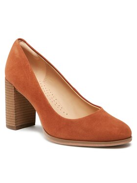 Clarks Clarks Polobotky Freva 85 Court 261747514 Hnědá