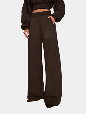 MADE BY SOCIETY MADE BY SOCIETY Spodnie materiałowe SWELL - P27518 Brązowy Basic Fit