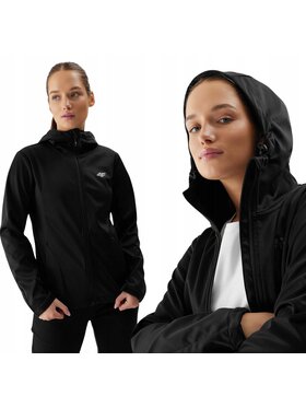 4F 4F Giacca softshell 4FWSS24TSOFF215-20S Nero Regular Fit