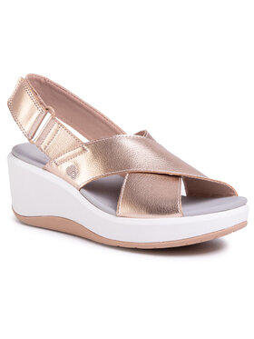 Clarks Clarks Sandále Step Cali Cove 261441234 Zlatá