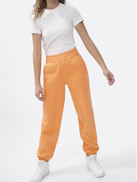 Sprandi Sprandi Teplákové kalhoty SP22-SPD011 Oranžová Relaxed Fit