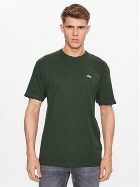 Vans Vans Majica Mn Left Chest Logo Tee VN0A3CZE Khaki Classic Fit