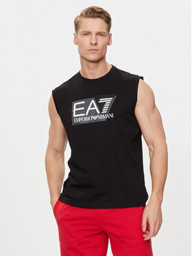 EA7 Emporio Armani EA7 Emporio Armani Тишърт 3DPT80 PJ02Z 1200 Черен Regular Fit