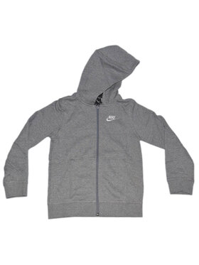 Nike Nike Bluza Sportswear Full-Zip Hoodie Kids Szary Standard Fit