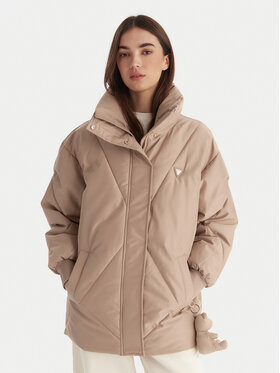 Guess Guess Zimné bundy V5BL13 WHHZ2 Béžová Regular Fit