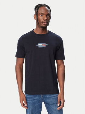 Tommy Hilfiger Tommy Hilfiger T-särk Flag Box MW0MW38636 Tumesinine Regular Fit