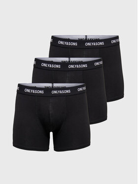 Only & Sons Only & Sons Set di 3 boxer Fitz 22023854 Nero