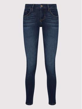 Guess Guess Jeans hlače Annette W2YA99 D4Q03 Mornarsko modra Skinny Fit