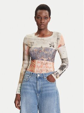 Desigual Desigual Bluză Limbani 25WWTK33 Colorat Regular Fit