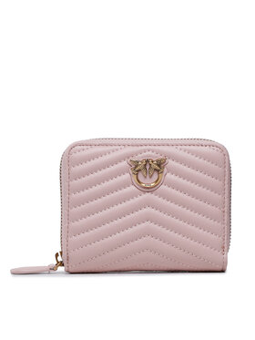 PINKO PINKO Peněženka Taylor Zip Around Sheep Nappa Chevro 100249 A0GK Růžová