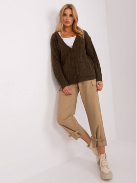 Merg Selection Merg Selection Sweter 234661 Khaki Regular Fit