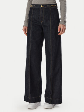 Tommy Hilfiger Tommy Hilfiger Τζιν Indie WW0WW51408 Σκούρο μπλε Wide Leg