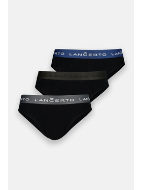 Lancerto Lancerto Komplet 3 par slipów NBI073123000020 Czarny
