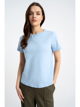 CLICK CLICK Blúzka 10-6708 Modrá Reglan Fit