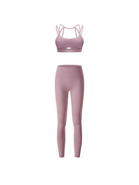 Yeaz Yeaz Komplet top i legginsy HORIZON Fioletowy Slim Fit