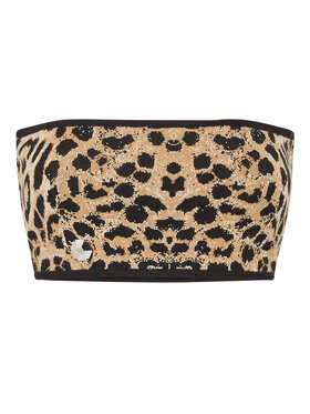 PHILIPP PLEIN PHILIPP PLEIN Top 2535 Brązowy Feminine Fit