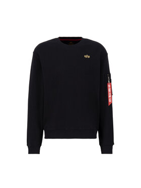 Alpha Industries Alpha Industries Bluza 3D Small Logo Sweatshirt Czarny Regular Fit