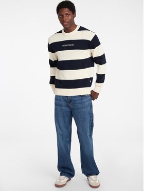 Guess Guess Sweter 168475 Biały Classic Fit