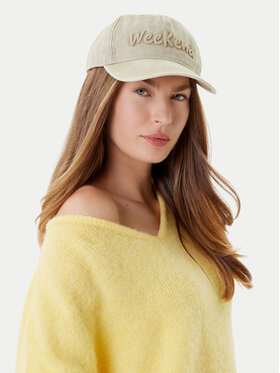 Weekend Max Mara Weekend Max Mara Czapka z daszkiem Bruno 2525576024 Beżowy