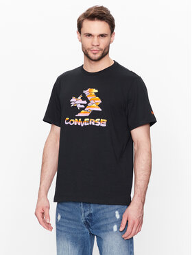 Converse Converse T-shirt Cloud Sky 10024587-A02 Nero Standard Fit