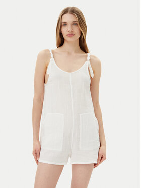 Volcom Volcom Salopetă Lil Tie B2812501 Alb Relaxed Fit