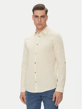 INDICODE INDICODE Сорочка Dikson 20-511 Бежевий Regular Fit