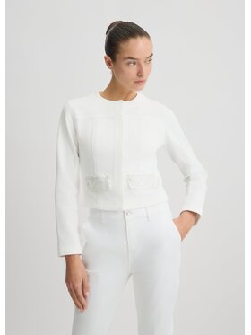Liu Jo Liu Jo Kurtka jeansowa UA5136D444810701 Biały Regular Fit