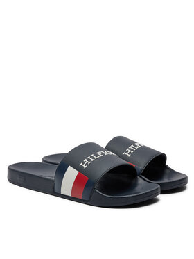 Tommy Hilfiger Natikače Rwb Pool Slide FM0FM05093 Tamnoplava