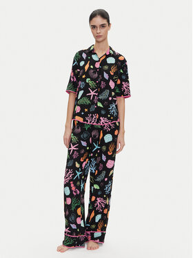 Kate Spade Kate Spade Pyžamo KSI92748 Čierna Regular Fit