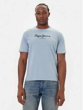 Pepe Jeans Pepe Jeans T-Shirt Eggo N PM509979 Blau Regular Fit