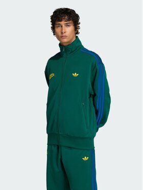 adidas adidas Bluza FIREBIRD ROSES Zielony Loose Fit