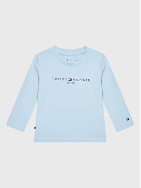 Tommy Hilfiger Tommy Hilfiger Bluse Essential KN0KN01249 Blau Regular Fit
