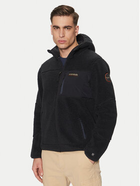 Napapijri Napapijri Felpa di pile Yupik NP0A4GNS Nero Regular Fit