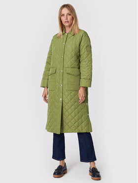 Tommy Hilfiger Tommy Hilfiger Geacă Quilted Sorona WW0WW35551 Verde Relaxed Fit