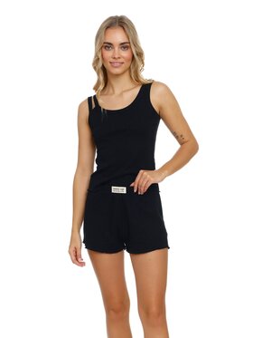 Doctor Nap Doctor Nap Piżama PM.5138 Czarny Regular Fit