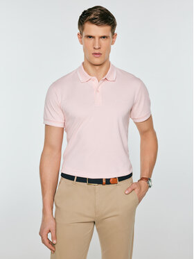 BIG STAR BIG STAR Polo WLADYM Różowy Basic Fit